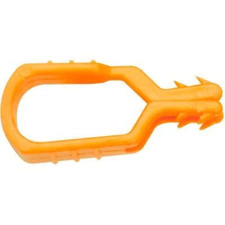 GEC Mr. Chain 1in Mr. Clip, Safety Orange, Pack of 50 19012-50
